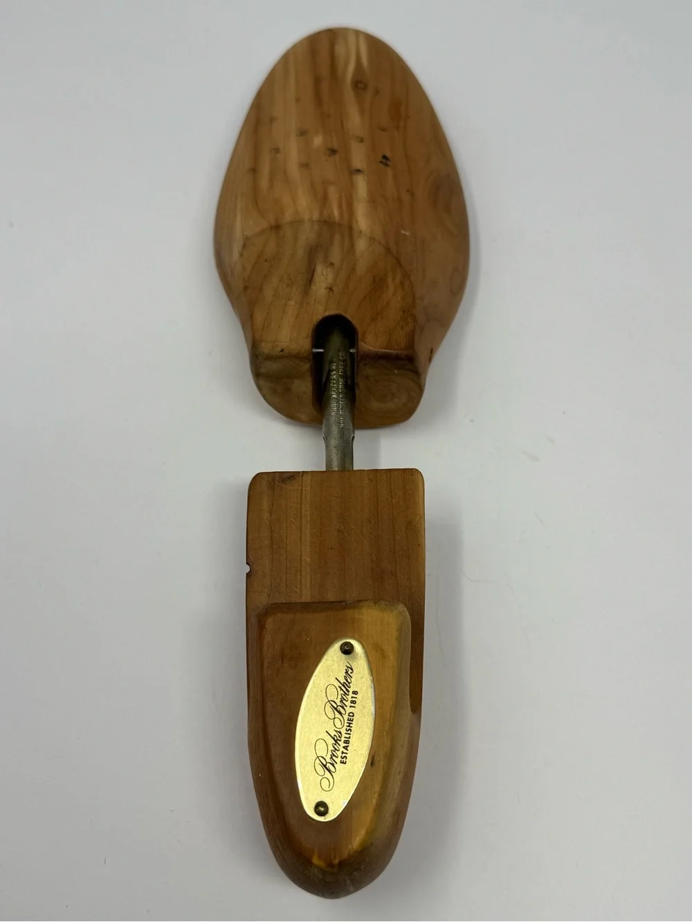 Brooks Brothers Size M Wooden Cedar Shoe Tree Toe Shaper (Right Foot Only!)